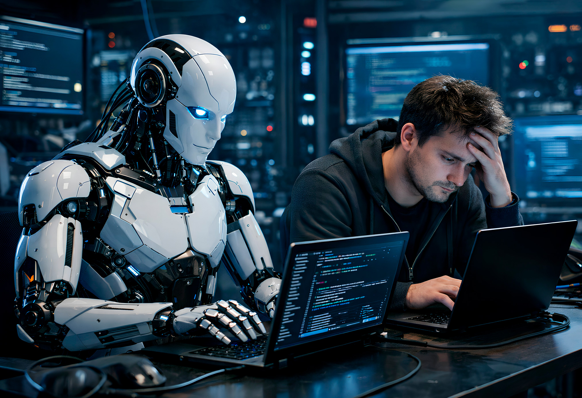 Inteligencia artificial vence a programadores humanos.