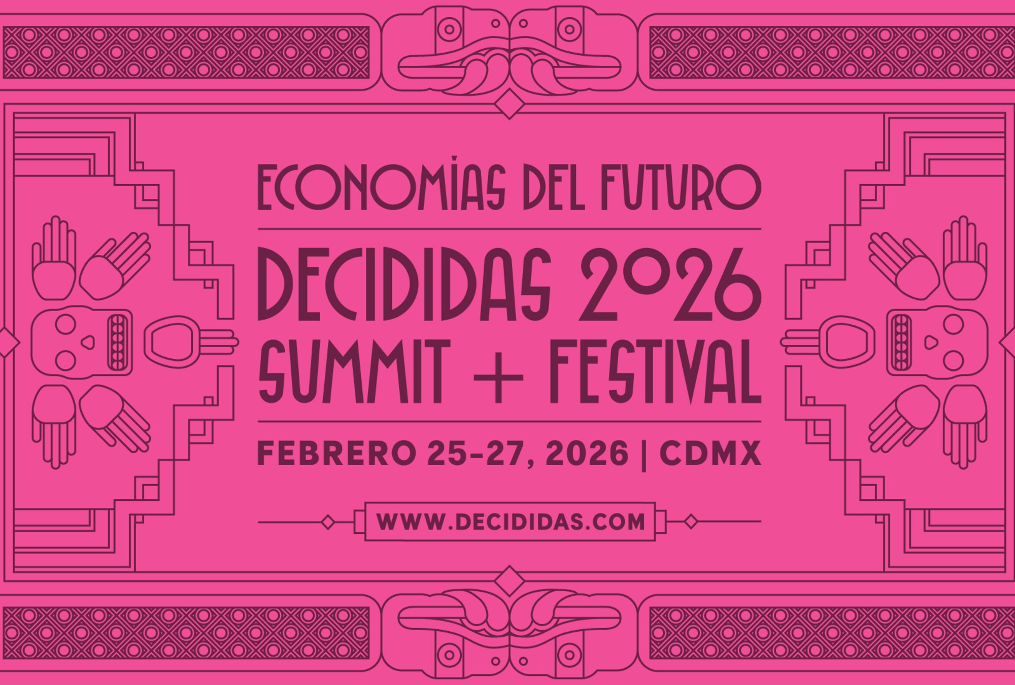 CDMX será sede de DECIDIDAS 2026.