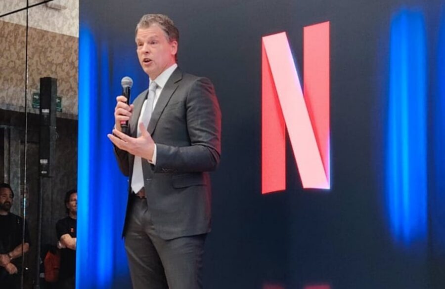Greg Peters inauguró las nuevas oficinas de Netflix en CDMX, que funcionarán como sede regional para Latinoamérica | Imagen: Maorem Del Río
