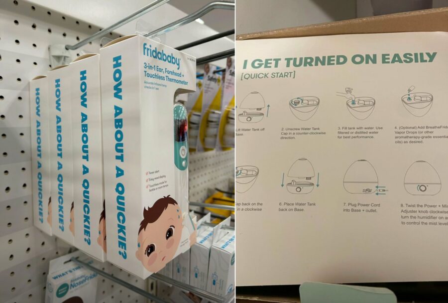 Boicot a Frida Baby: denuncian frases de doble sentido y para adultos en productos para bebé