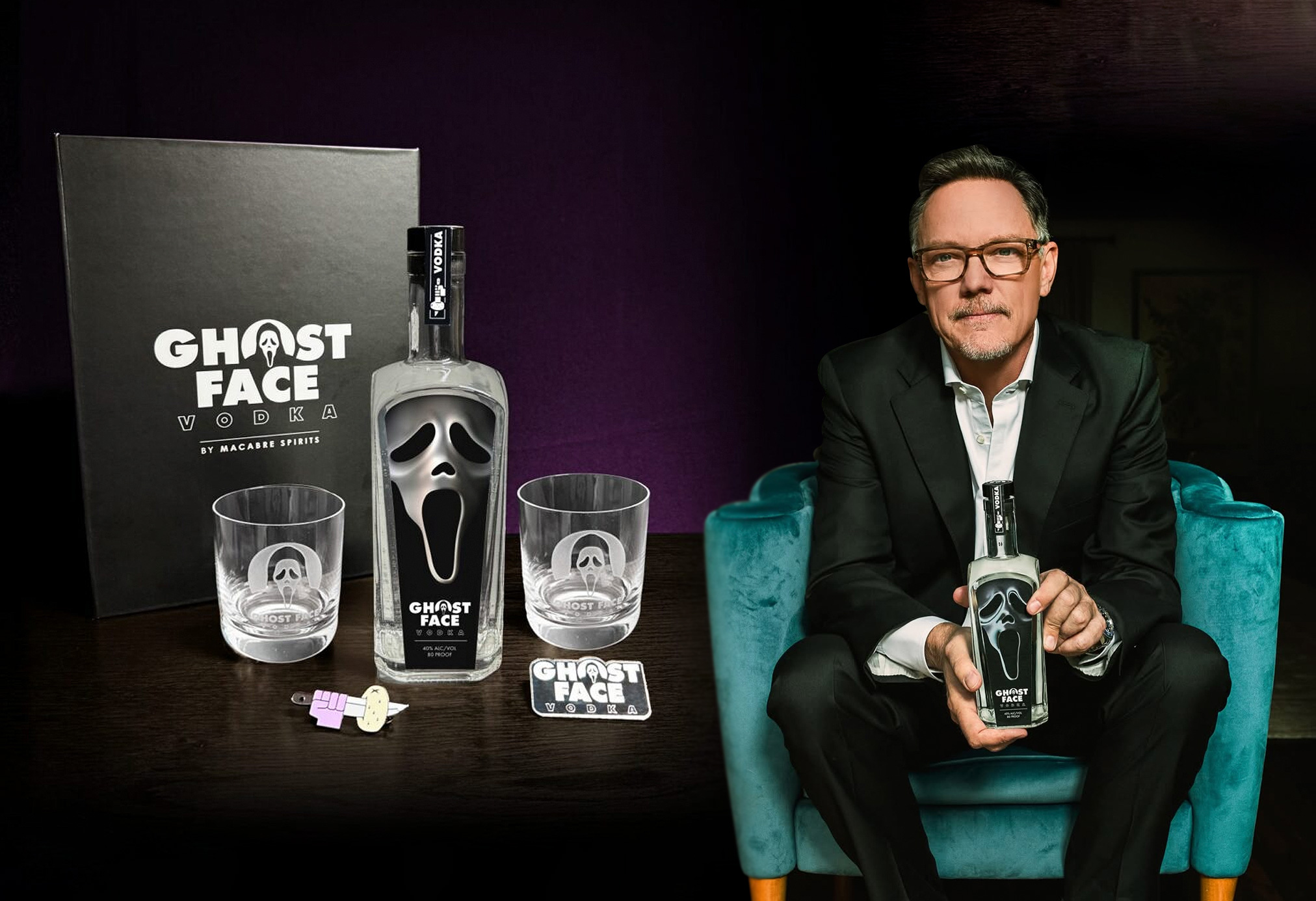 Ghost Face Vodka mezcla nostalgia cinematográfica con de vodka destilado.