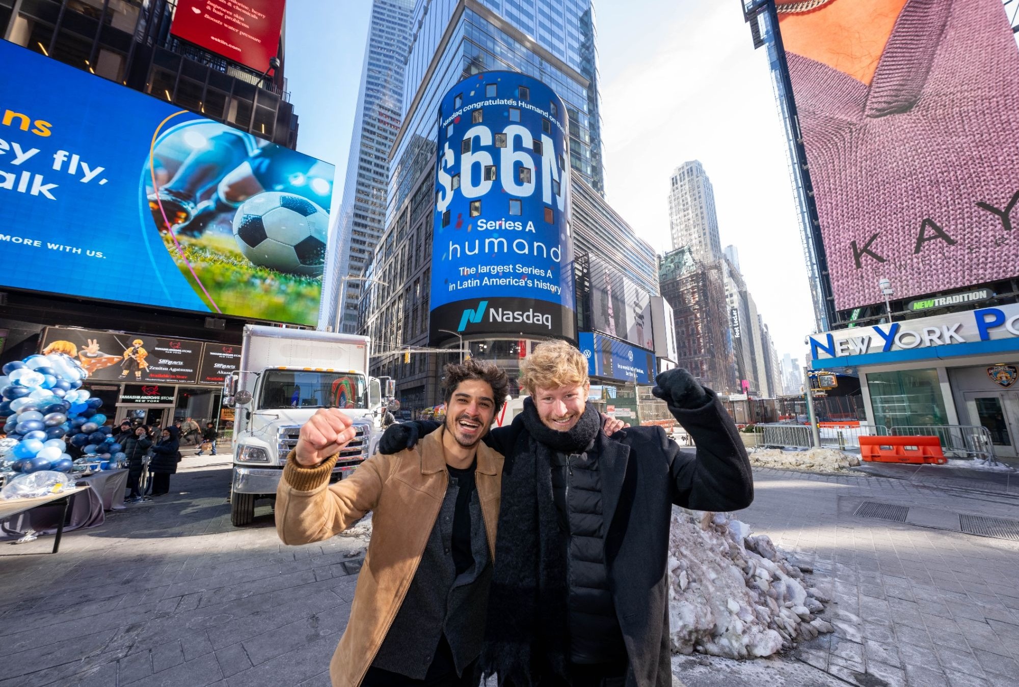 Nicolás Benenzon y Gerónimo Maspero, cofundadores de Humand, tras anunciar la mayor Serie A en la historia de Latinoamérica en HR Tech.