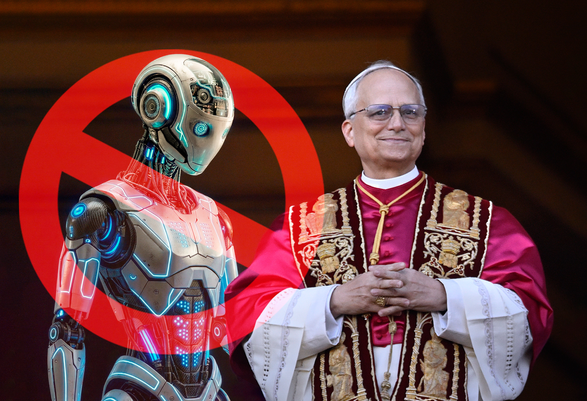 El papa León XIV en Roma.