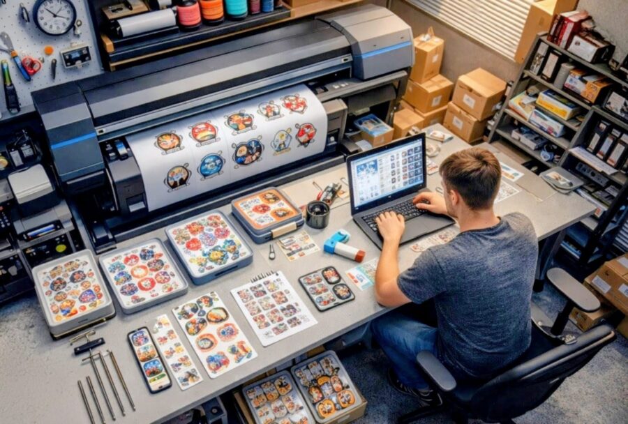 Cómo iniciar un negocio de stickers desde casa y ganar dinero