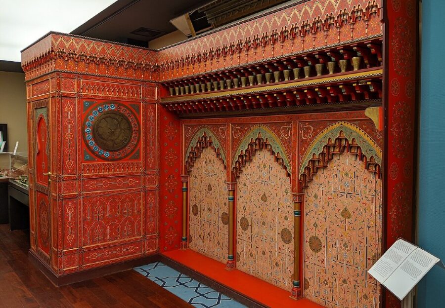 Reconstrucción del reloj de agua del siglo XIV del dar al-muwaqqit de la mezquita Qarawiyyin | Imagen: Museo de Historia de la Ciencia y la Tecnología en el Islam de Estambul