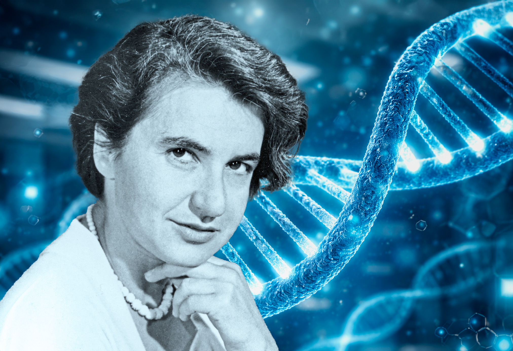 Rosalind Franklin produjo evidencia experimental crucial para el descubrimiento del ADN.