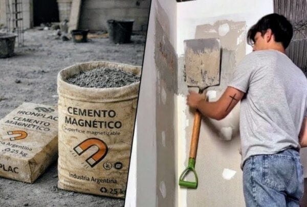 Joven de 29 años crea cemento magnético que permite colgar objetos sin taladro