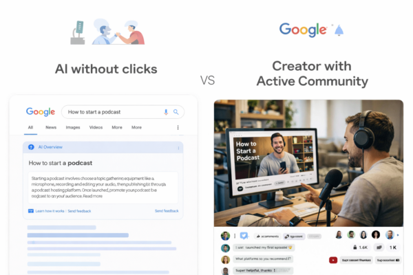 Menos clics, más IA: el nuevo juego donde los creadores sí pueden ganar