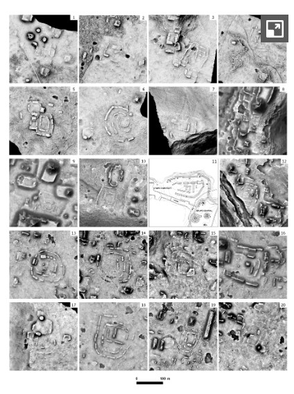 Diseños de complejos anidados 1 a 20 | Imagen: Cambridge