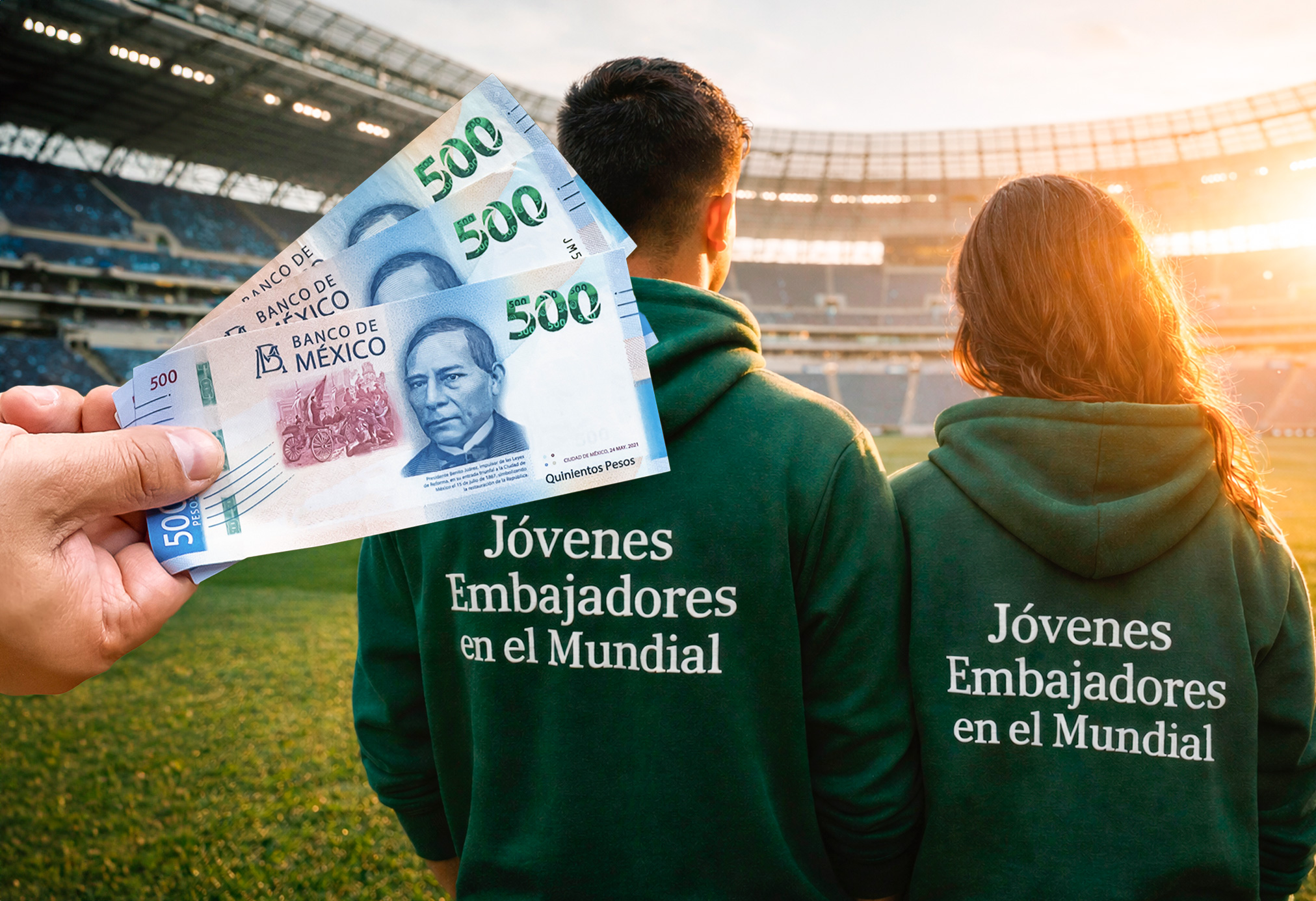 Jóvenes podrán integrarse al Mundial 2026 con apoyo económico.