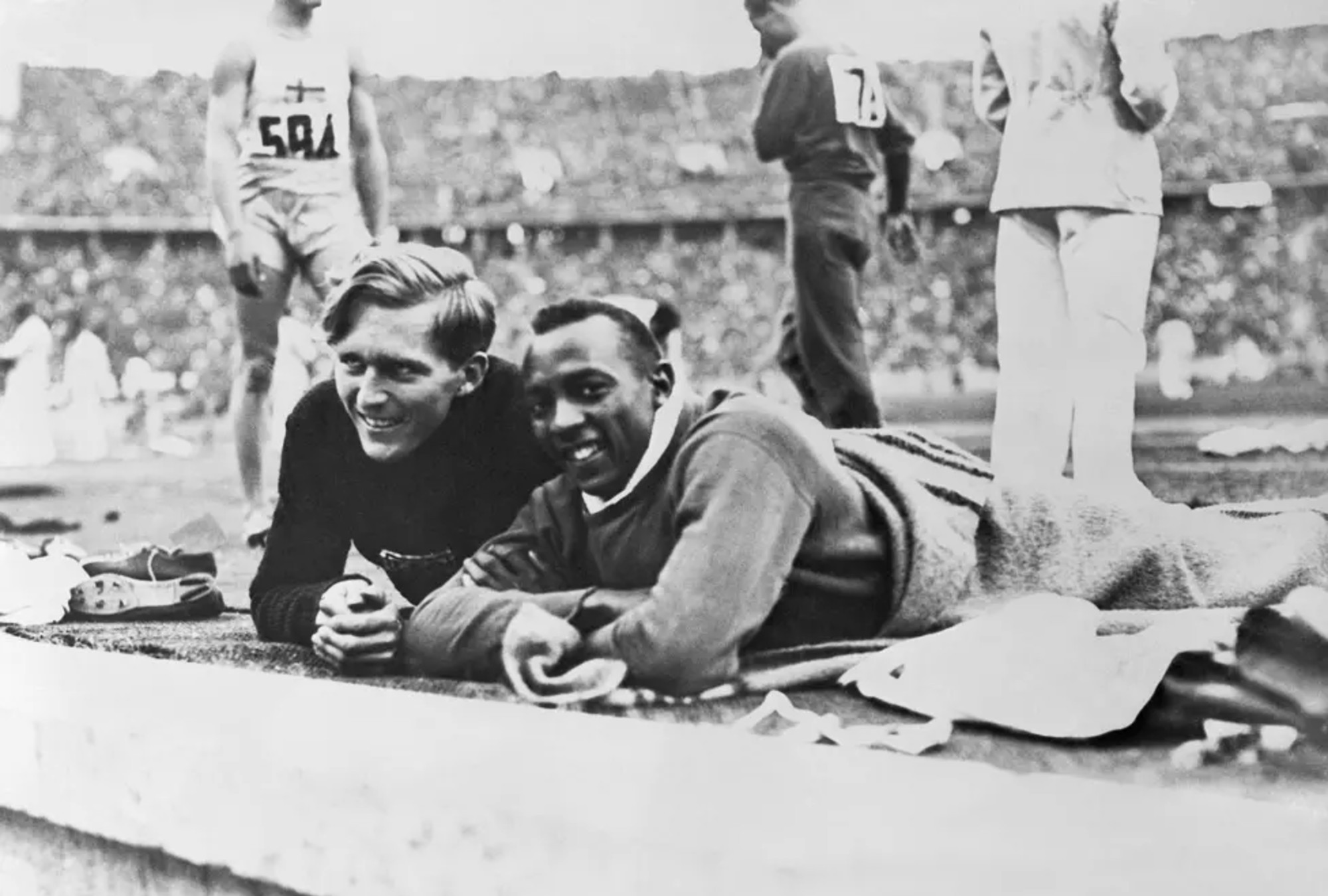La amistad entre ambos atletas trascendió la Segunda Guerra Mundial.
