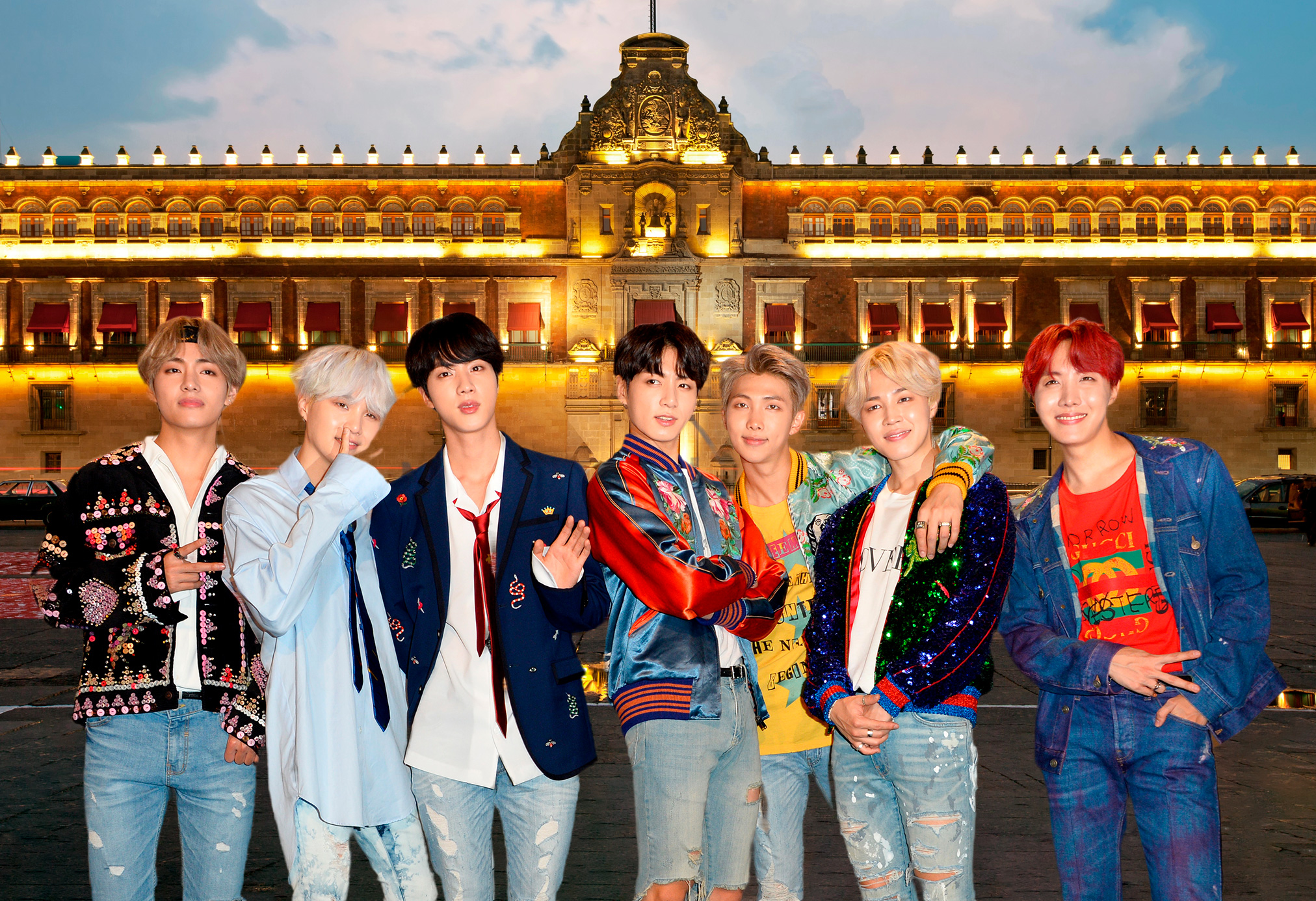 ¡BTS en Palacio Nacional! Sheinbaum anuncia reunión con la banda ...