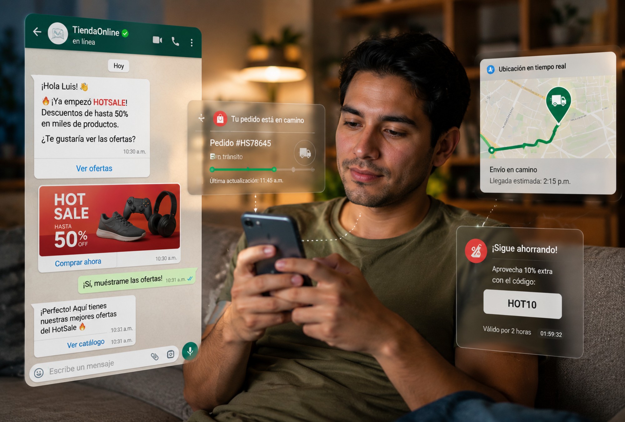 Los consumidores buscan atención inmediata y personalizada durante temporadas de descuentos.