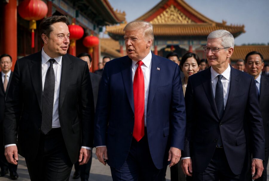 Los hombres más poderosos de Silicon Valley viajarán con Trump a China