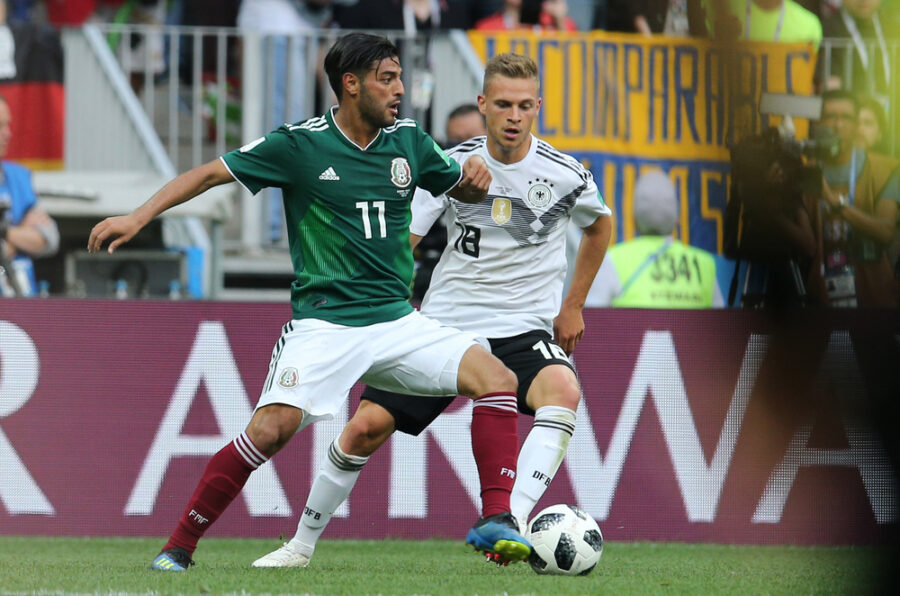 Carlos Vela regresó al Tri con un doblete frente a Holanda en Ámsterdam (aquí en Rusia 2018) | Imagen: Depositphotos.com