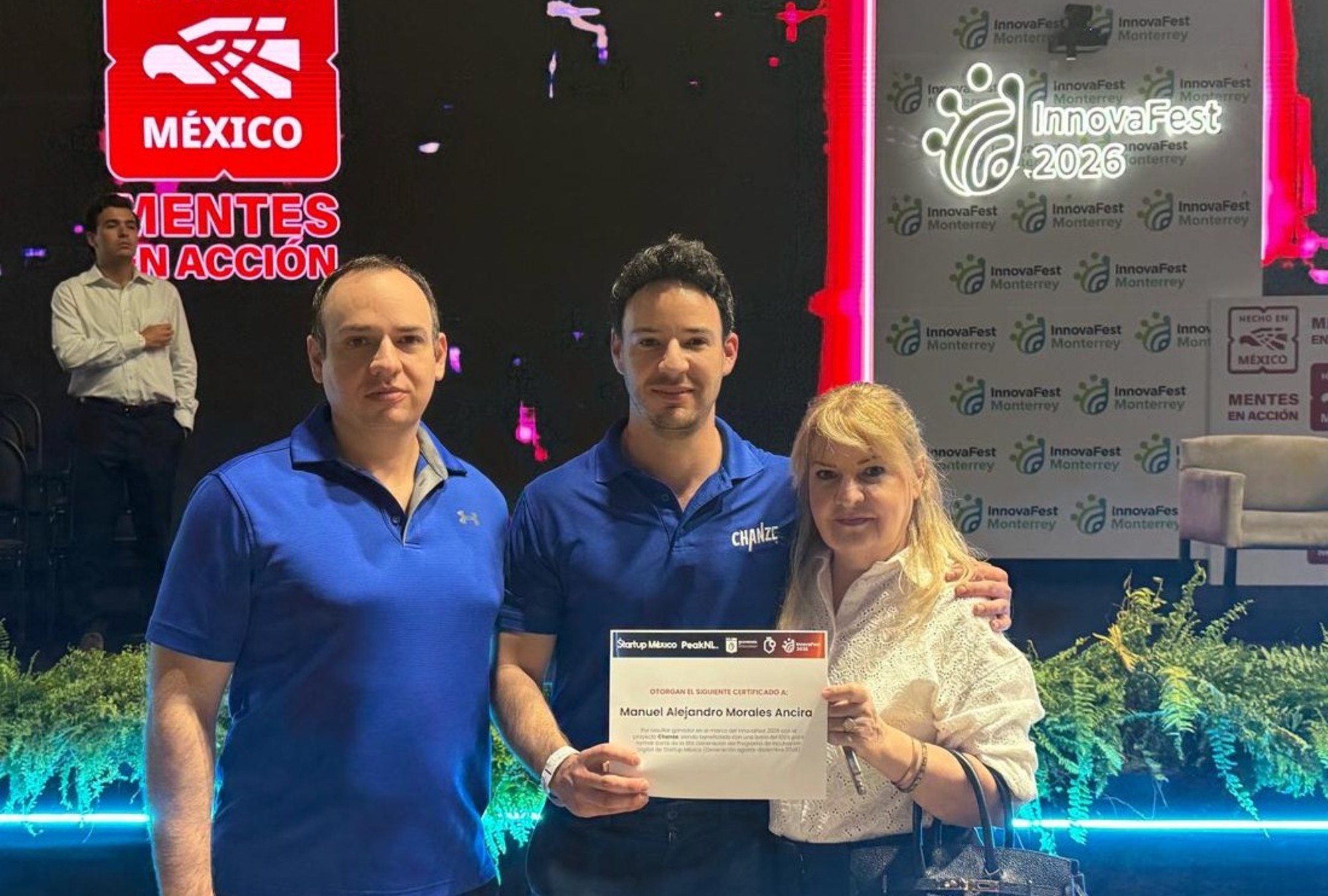 Chanze fue reconocida entre más de 2,900 proyectos participantes en InnovaFest 2026.