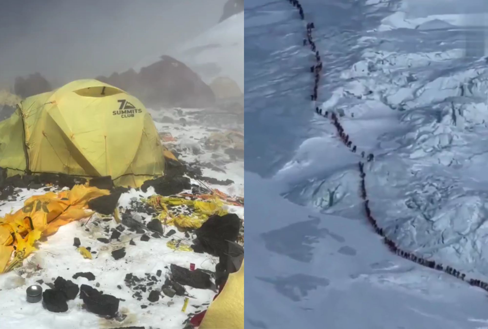 El Everest enfrenta una creciente acumulación de basura.