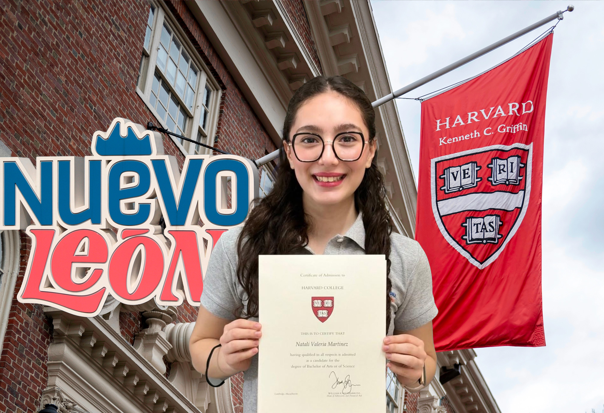 Ella es Natali Martínez, la mexicana que obtuvo beca completa para Harvard a sus 17 años tras ser rechazada por nueve universidades.