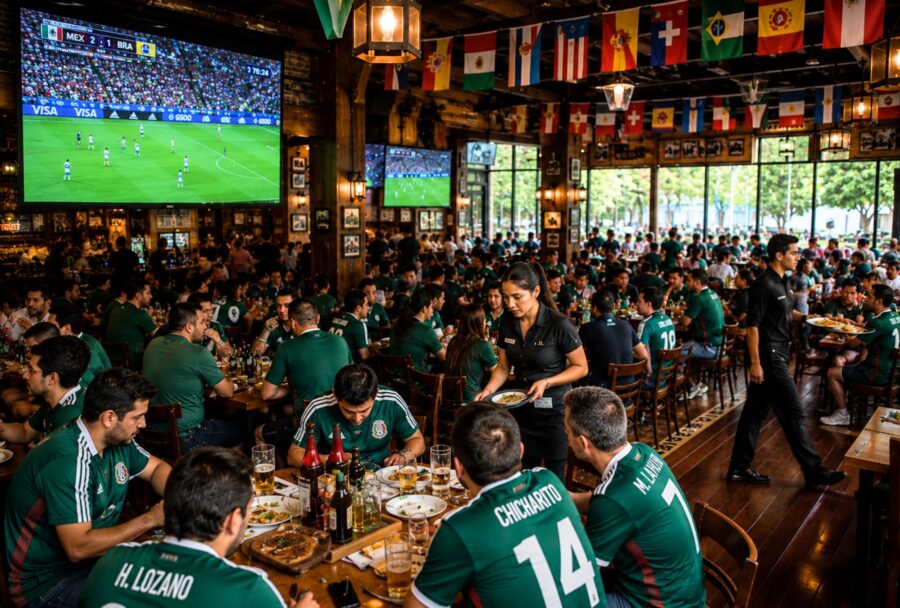 Mesas llenas, cuentas atascadas: el Mundial pone en prueba la operación de bares y restaurantes