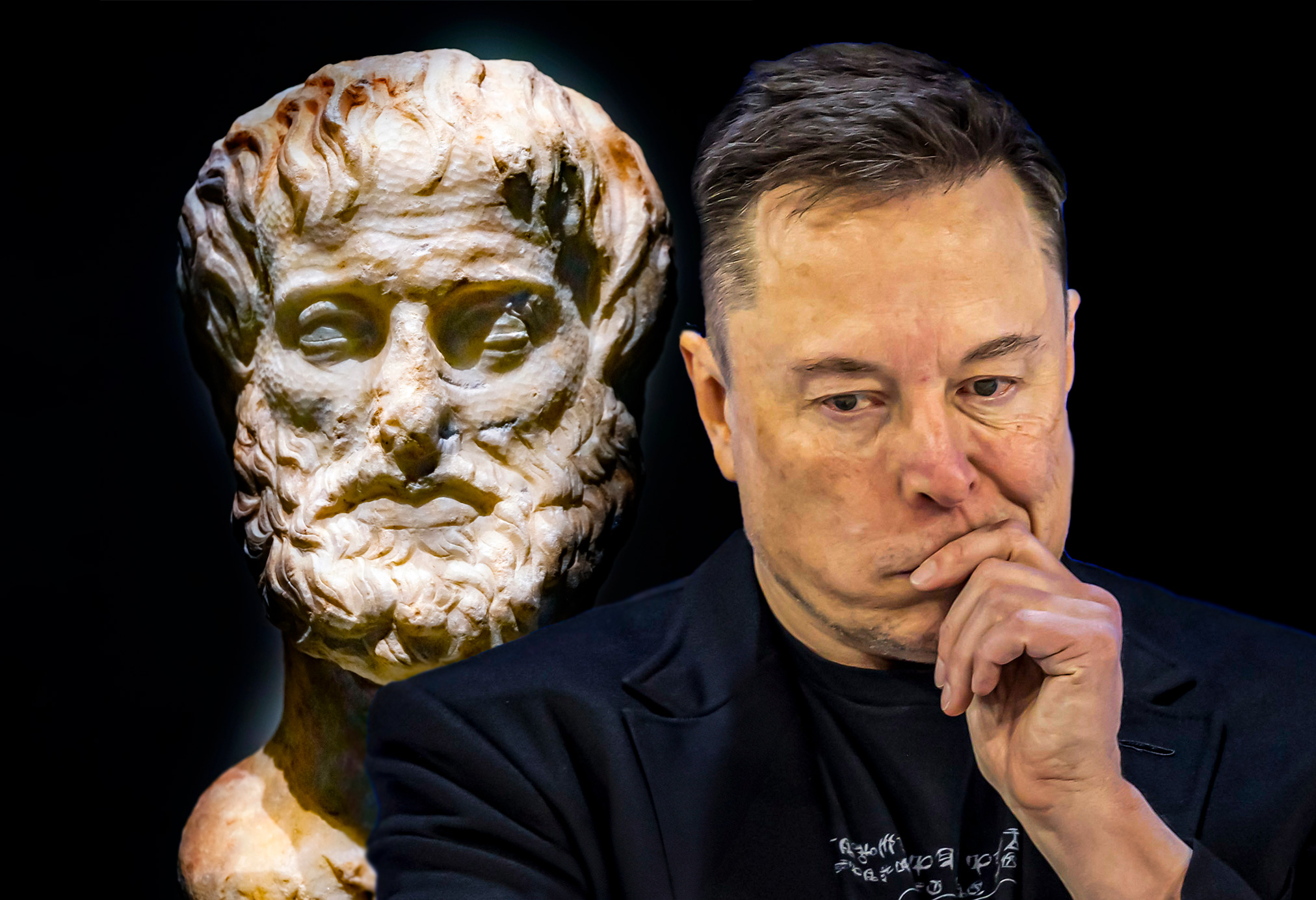 Aristóteles y Elon Musk
