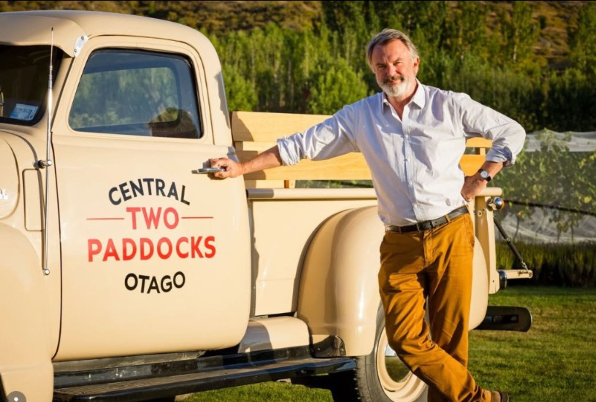 Sam Neill fundó Two Paddocks en 1993, el mismo año en que Jurassic Park llegó a los cines.