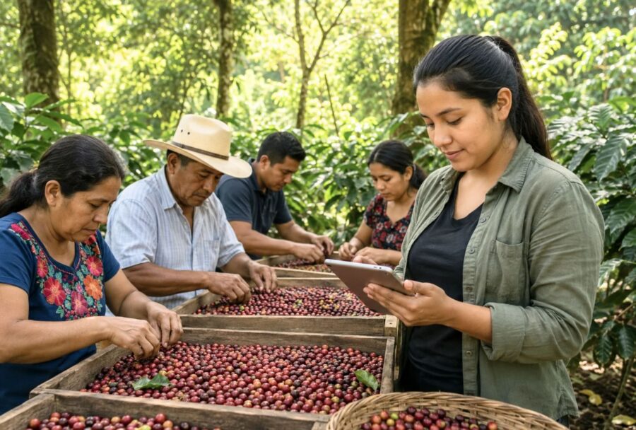 De la parcela al comprador: productores café de Oaxaca buscan quedarse con más valor