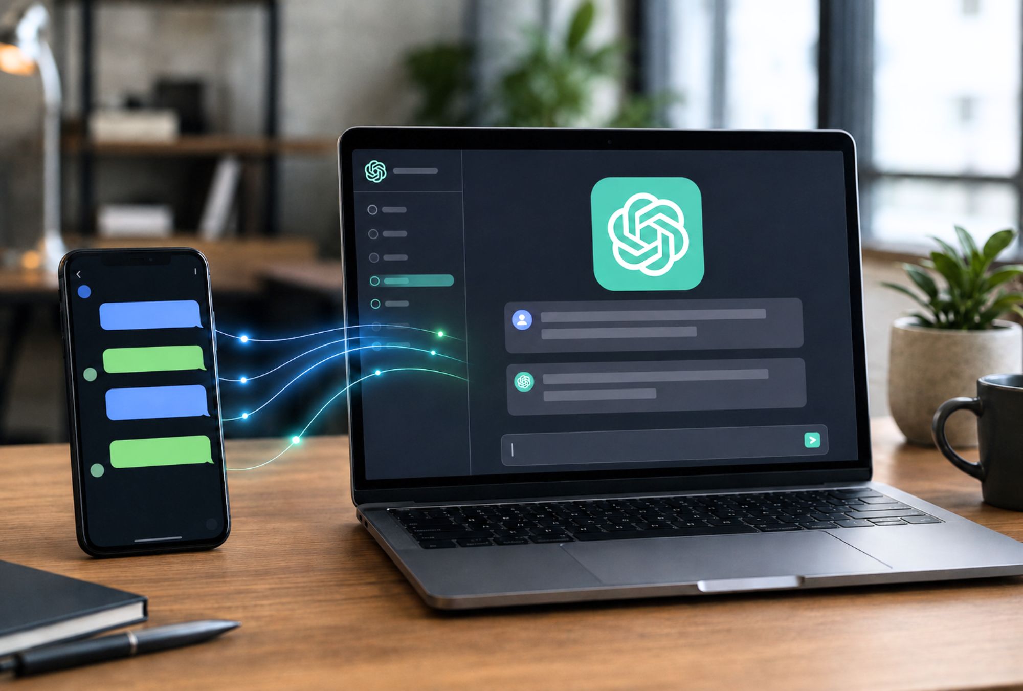 ChatGPT puede buscar, resumir, redactar y enviar conversaciones disponibles en Apple Messages.