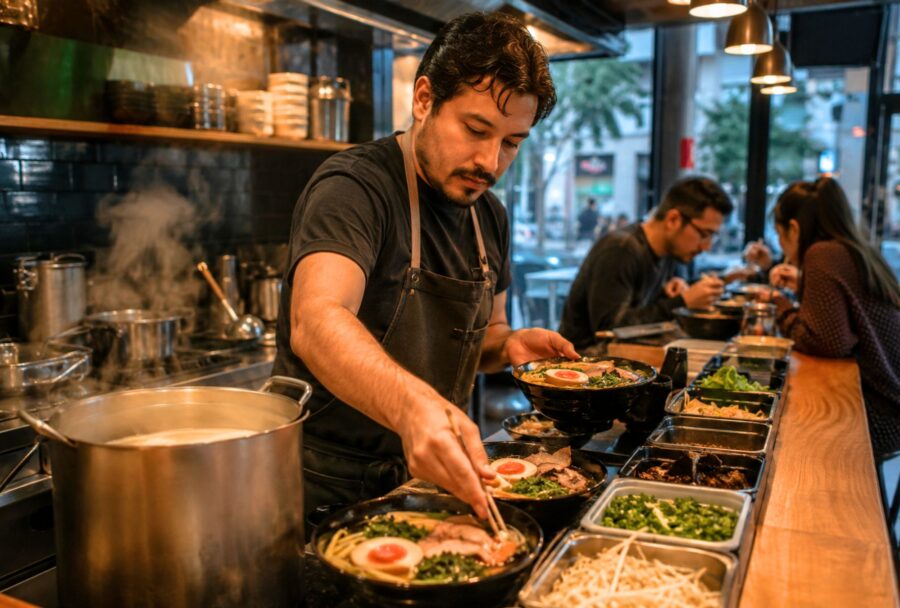 Un puesto de ramen llegó a vender 120 platos al día: 5 modelos para emprender