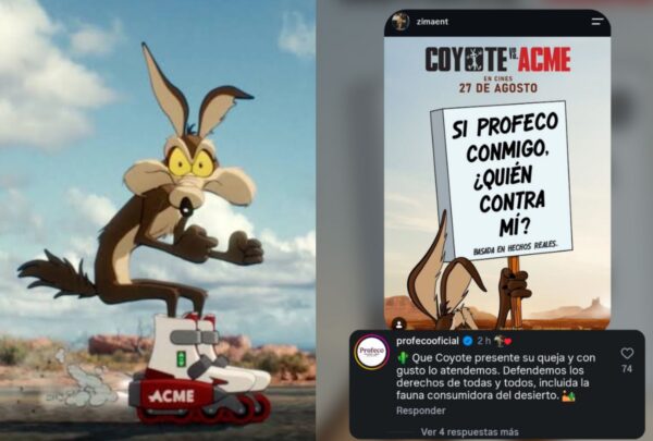 El Coyote se cansó de los productos ACME y ahora le ‘pidió ayuda’ a Profeco