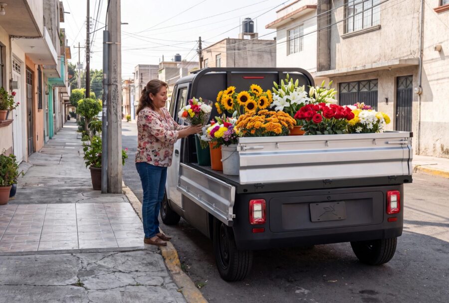 El vehículo podrá transportar hasta 650 kilogramos y a dos ocupantes | Imagen: Olinia