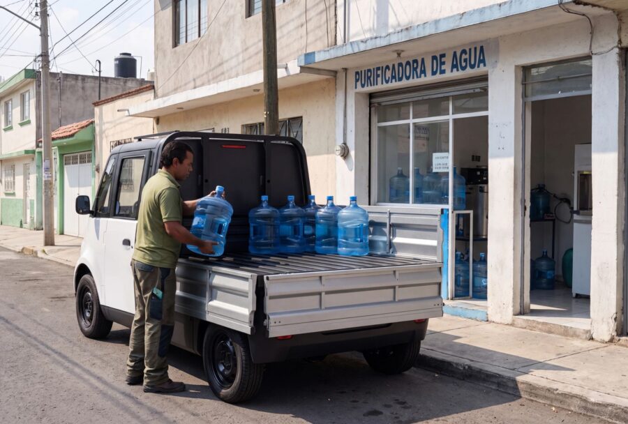 La plataforma podrá adaptarse con cajas y configuraciones para diferentes actividades | Imagen: Olinia