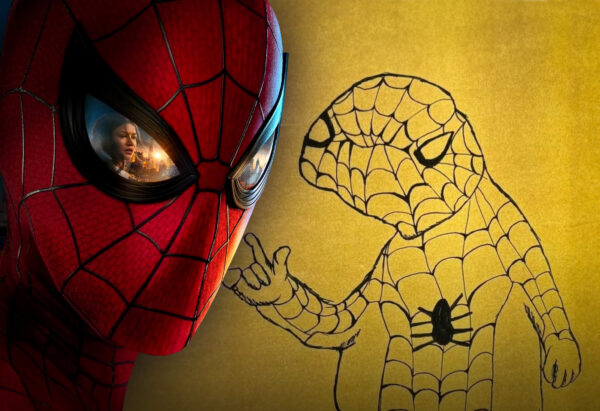 Un cine no tenía posters de Spider-Man: un empleado dibujó a ‘Spooderman’ a mano y se hizo viral