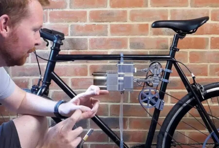 El prototipo apunta a generar entre 100 y 150 watts y desplazarse cerca de 24 km/h sobre terreno plano | Imagen: Tom Stanton