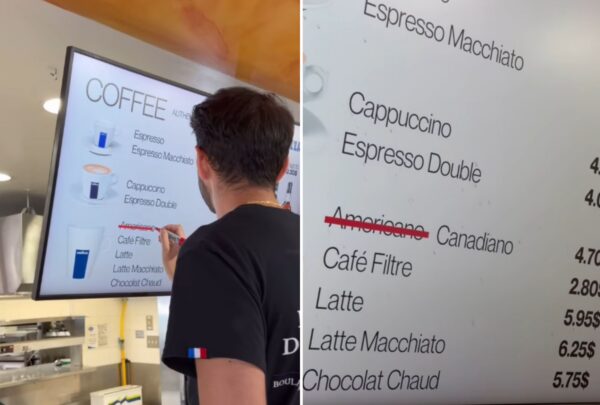 ¿Un ‘Canadiano’? La curiosa respuesta de una cafetería a Estados Unidos
