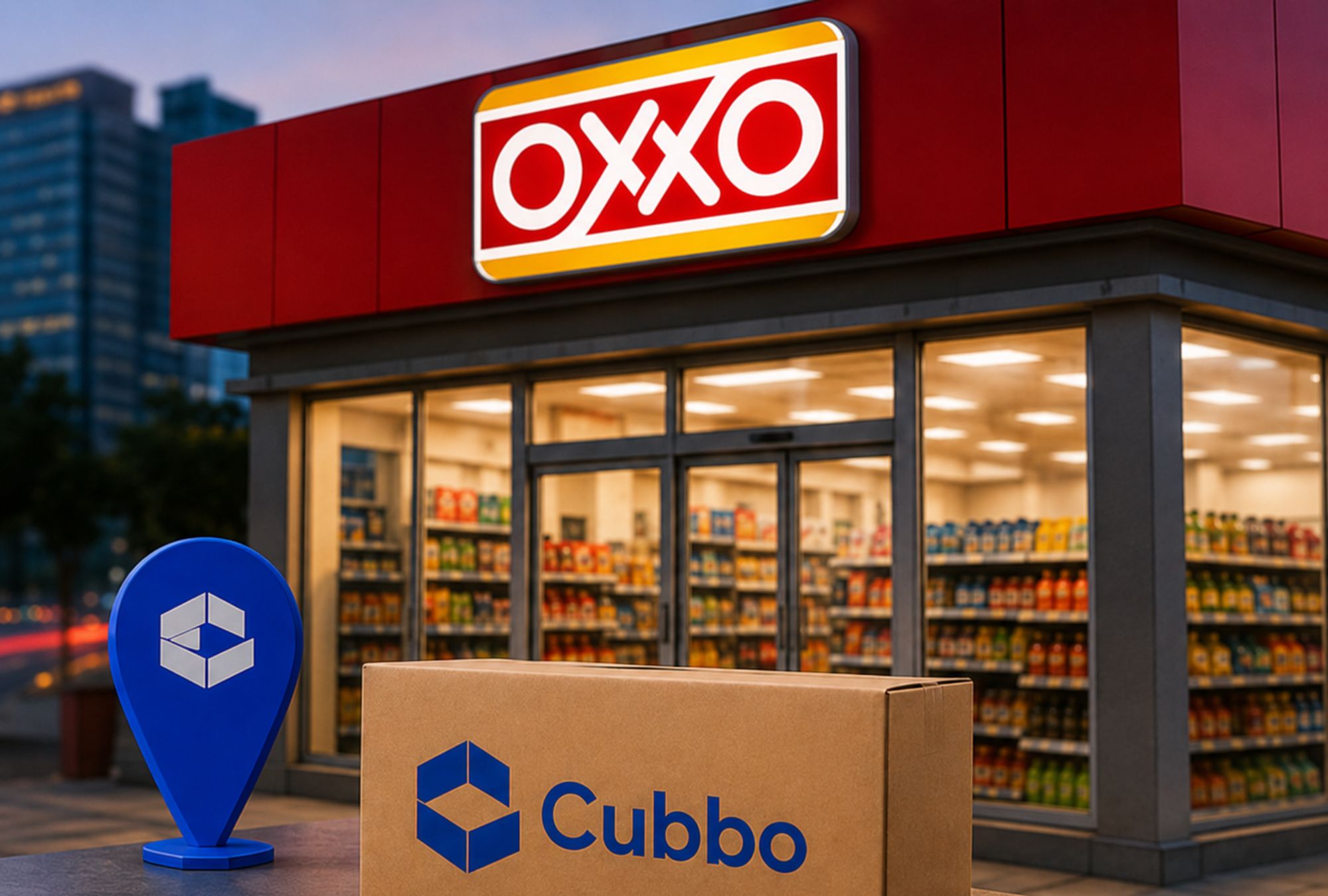 Cubbo comenzó en Ciudad de México un piloto para utilizar tiendas OXXO seleccionadas como puntos de recolección y devolución.