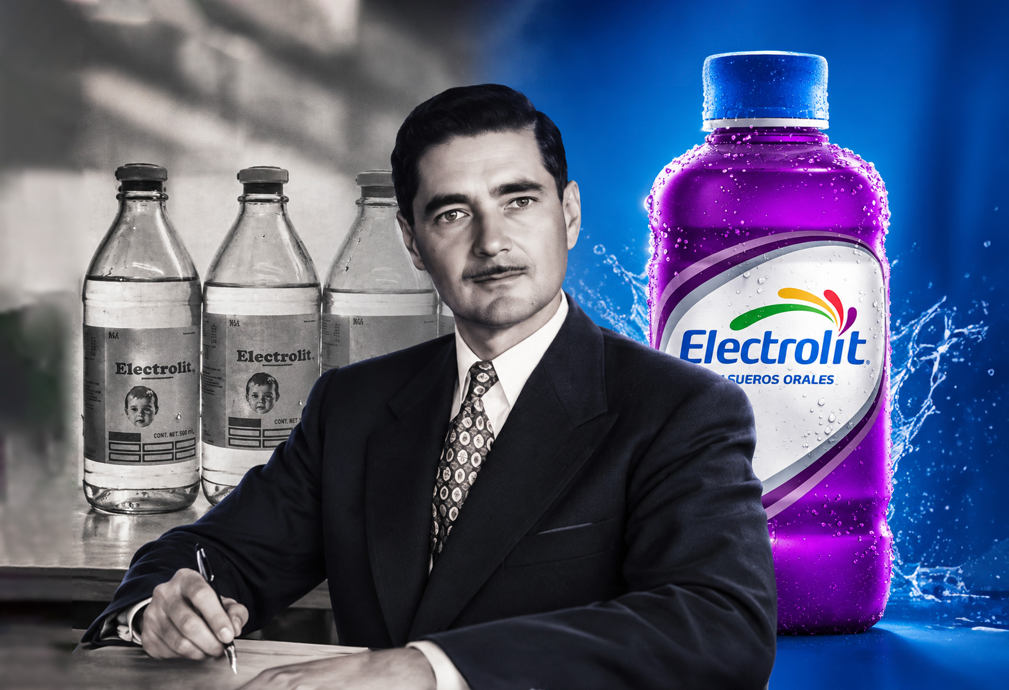 Miguel Álvarez Ochoa creó Productos Infantiles, S.A. en 1945 para fabricar medicamentos especialmente formulados para niños.