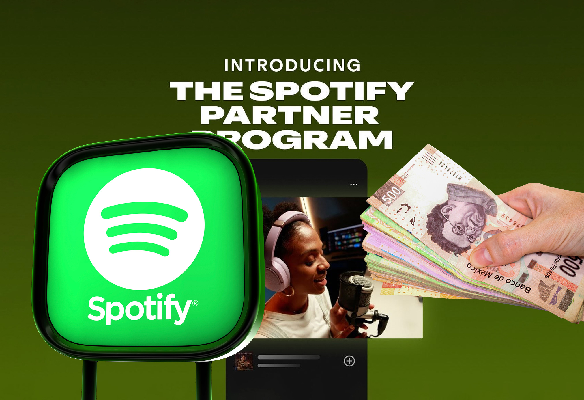 Spotify Partner Program llega a México con nuevas formas de monetización para creadores de podcast y requisitos más accesibles.