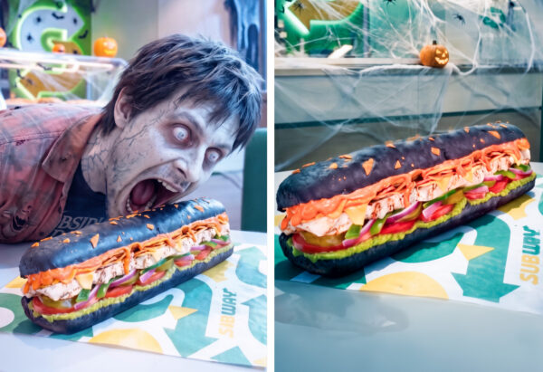 El pan de Subway ‘se disfrazó’ para Halloween y México es el primer mercado en probarlo