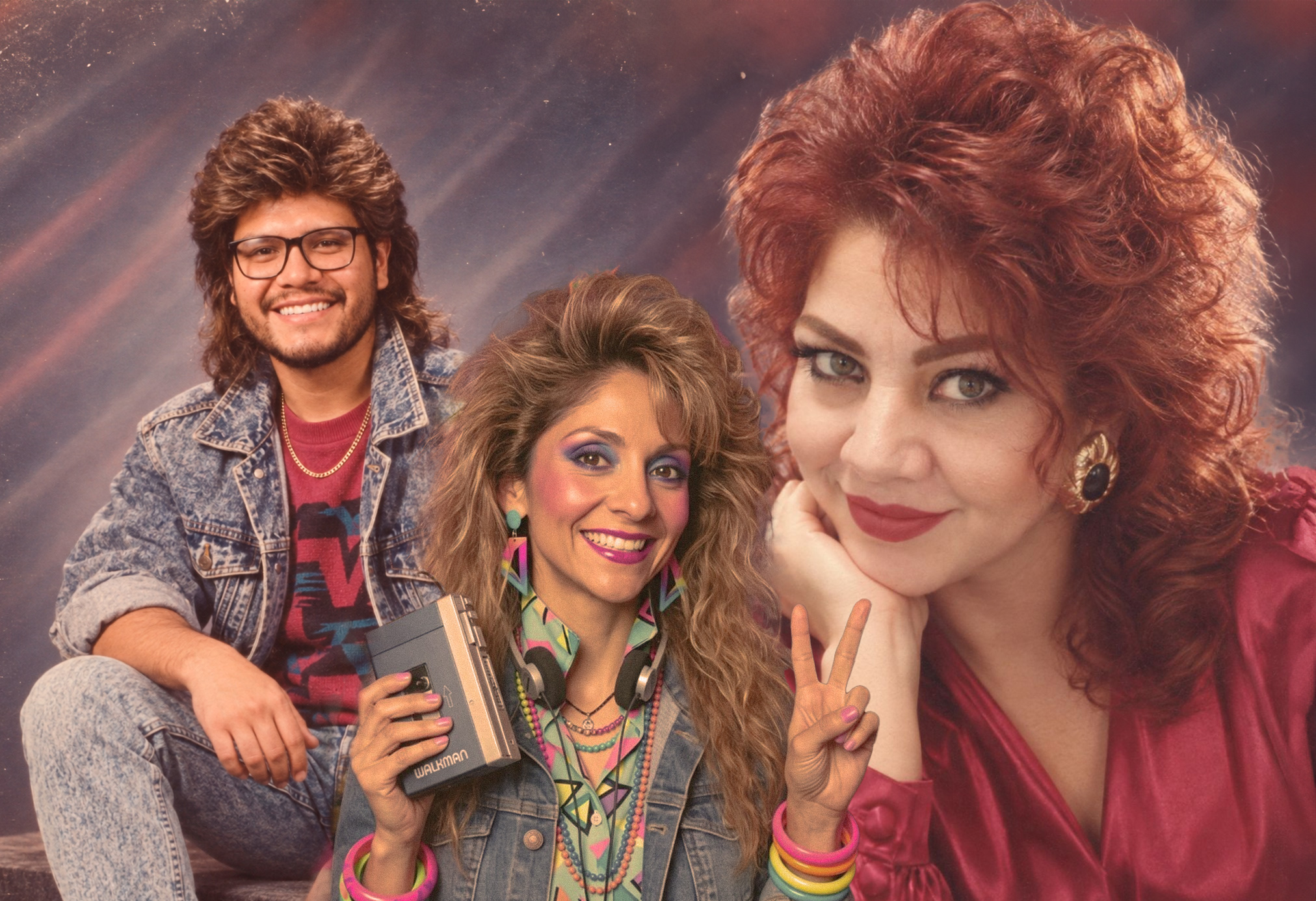 El trend utiliza IA generativa para transformar retratos actuales en fotografías que recrean la estética de los años 80.