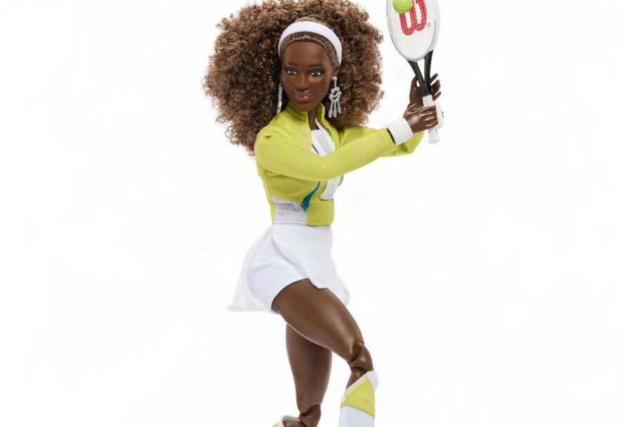 Serena Williams ganó 23 títulos individuales de Grand Slam y siete veces el Australian Open durante su carrera | Imagen: Mattel