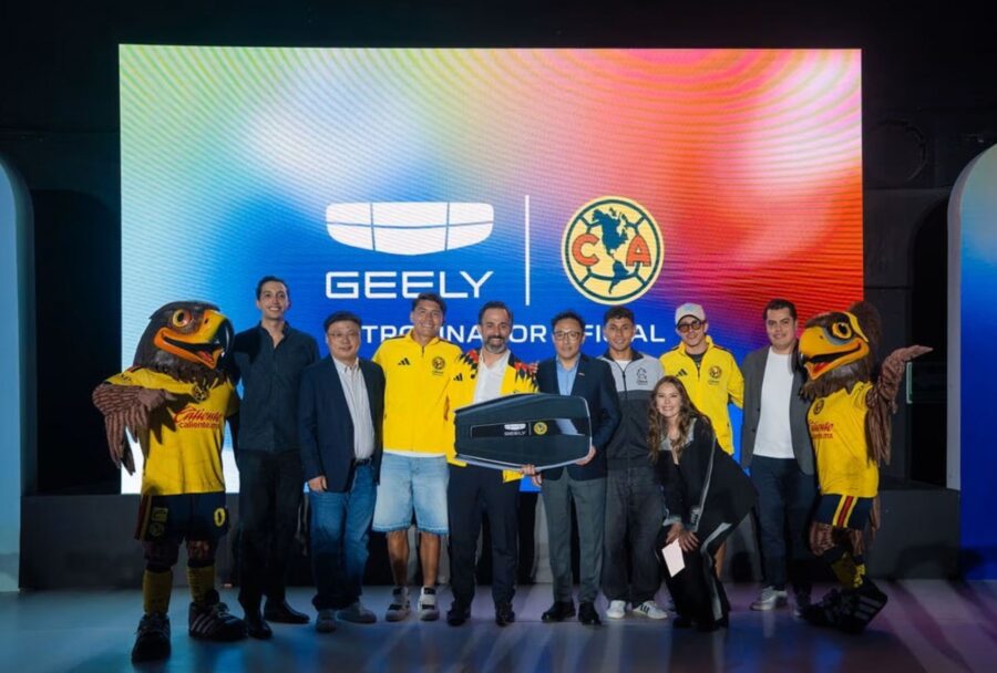 La flota combina siete modelos con tecnologías de combustión, híbridas y eléctricas | Imagen: Club América | Geely