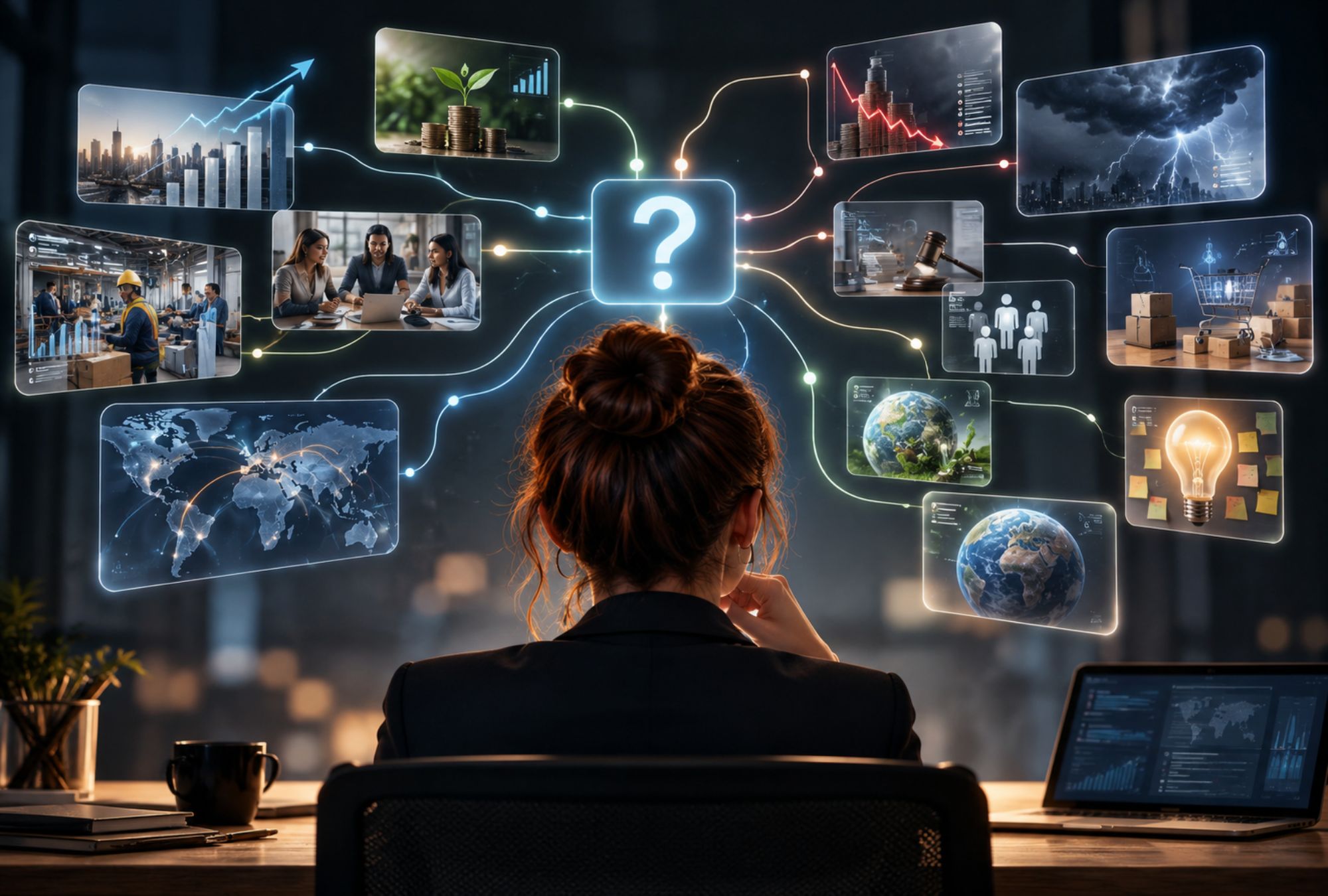 El prompting estratégico propone utilizar la IA para ampliar preguntas y escenarios, no para delegar el criterio del líder.