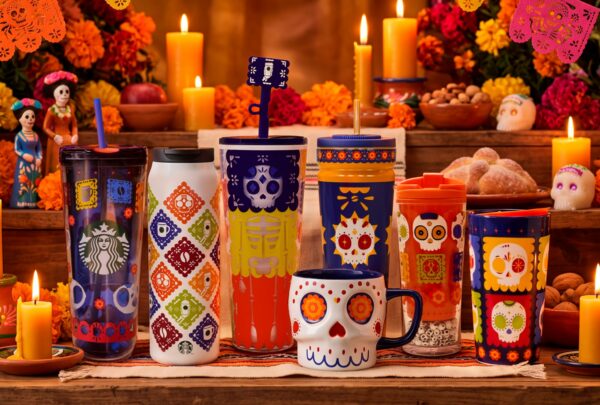 57,200 piezas y solo hasta agotar existencias: así será la colección de Starbucks para Día de Muertos